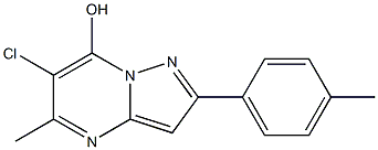 6-chloro-5-methyl-2-(4-methylphenyl)pyrazolo[1,5-a]pyrimidin-7-ol|