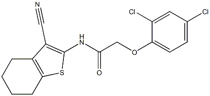 N-(3-cyano-4,5,6,7-tetrahydro-1-benzothien-2-yl)-2-(2,4-dichlorophenoxy)acetamide