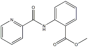 methyl 2-[(2-pyridinylcarbonyl)amino]benzoate Struktur