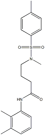 N-(2,3-dimethylphenyl)-4-{methyl[(4-methylphenyl)sulfonyl]amino}butanamide