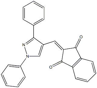 2-[(1,3-diphenyl-1H-pyrazol-4-yl)methylene]-1H-indene-1,3(2H)-dione