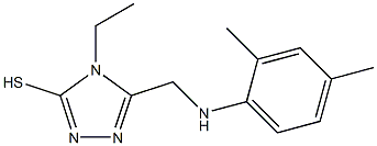 5-[(2,4-dimethylanilino)methyl]-4-ethyl-4H-1,2,4-triazole-3-thiol|