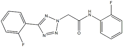 N-(2-fluorophenyl)-2-[5-(2-fluorophenyl)-2H-tetraazol-2-yl]acetamide|