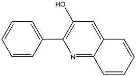 2-phenyl-3-quinolinol,,结构式
