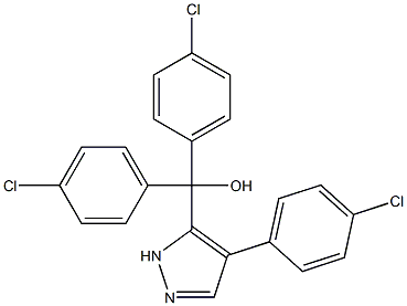 bis(4-chlorophenyl)[4-(4-chlorophenyl)-1H-pyrazol-5-yl]methanol