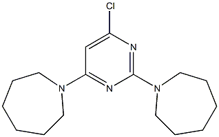 1-(4-azepan-1-yl-6-chloropyrimidin-2-yl)azepane