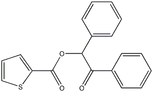 2-oxo-1,2-diphenylethyl 2-thiophenecarboxylate Struktur