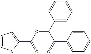 2-oxo-1,2-diphenylethyl 2-thiophenecarboxylate Structure