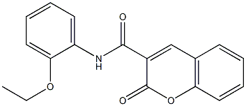 N-(2-ethoxyphenyl)-2-oxo-2H-chromene-3-carboxamide Struktur