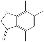 4,6,7-trimethyl-1-benzofuran-3(2H)-one
