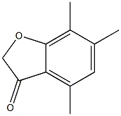 4,6,7-trimethyl-1-benzofuran-3(2H)-one|