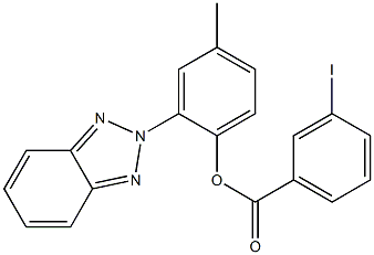 2-(2H-1,2,3-benzotriazol-2-yl)-4-methylphenyl 3-iodobenzoate