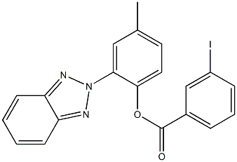  2-(2H-1,2,3-benzotriazol-2-yl)-4-methylphenyl 3-iodobenzoate