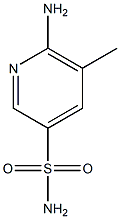 6-amino-5-methyl-3-pyridinesulfonamide Structure