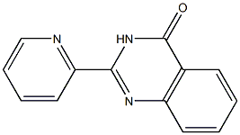 2-(2-pyridinyl)-4(3H)-quinazolinone,,结构式