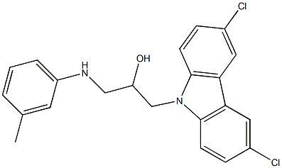  1-(3,6-dichloro-9H-carbazol-9-yl)-3-(3-toluidino)-2-propanol