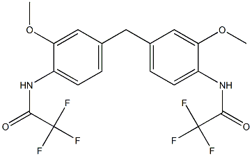 2,2,2-trifluoro-N-(2-methoxy-4-{3-methoxy-4-[(trifluoroacetyl)amino]benzyl}phenyl)acetamide|