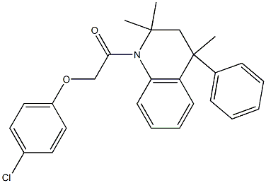 1-[(4-chlorophenoxy)acetyl]-2,2,4-trimethyl-4-phenyl-1,2,3,4-tetrahydroquinoline