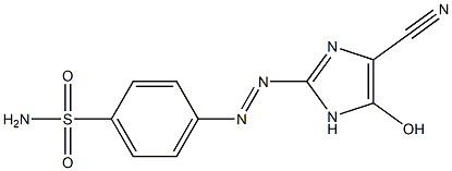 4-[(4-cyano-5-hydroxy-1H-imidazol-2-yl)diazenyl]benzenesulfonamide