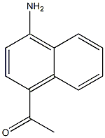 1-(4-amino-1-naphthyl)ethanone Structure