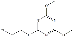 2-(2-chloroethoxy)-4,6-dimethoxy-1,3,5-triazine|