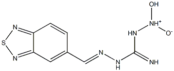 N'-(2,1,3-benzothiadiazol-5-ylmethylene)-2-hydroxyhydrazinecarboximidohydrazide 2-oxide Struktur