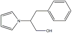 3-phenyl-2-(1H-pyrrol-1-yl)-1-propanol Structure