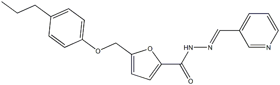 5-[(4-propylphenoxy)methyl]-N'-(3-pyridinylmethylene)-2-furohydrazide