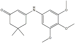 5,5-dimethyl-3-(3,4,5-trimethoxyanilino)-2-cyclohexen-1-one