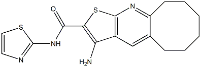 3-amino-N-(1,3-thiazol-2-yl)-5,6,7,8,9,10-hexahydrocycloocta[b]thieno[3,2-e]pyridine-2-carboxamide