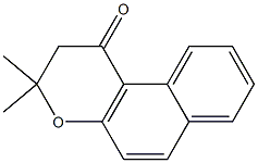 3,3-dimethyl-2,3-dihydro-1H-benzo[f]chromen-1-one 结构式