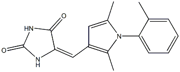 5-{[2,5-dimethyl-1-(2-methylphenyl)-1H-pyrrol-3-yl]methylene}-2,4-imidazolidinedione