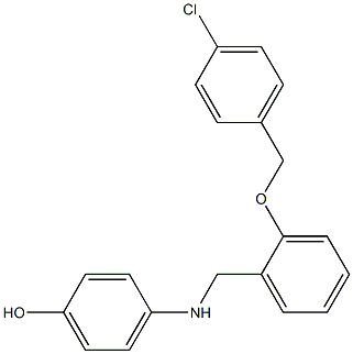 4-({2-[(4-chlorobenzyl)oxy]benzyl}amino)phenol
