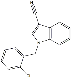 1-(2-chlorobenzyl)-1H-indole-3-carbonitrile