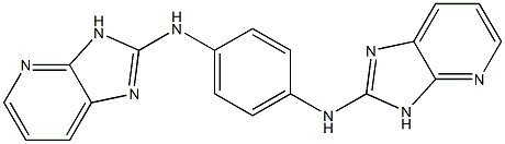 N-(3H-imidazo[4,5-b]pyridin-2-yl)-N-[4-(3H-imidazo[4,5-b]pyridin-2-ylamino)phenyl]amine 结构式