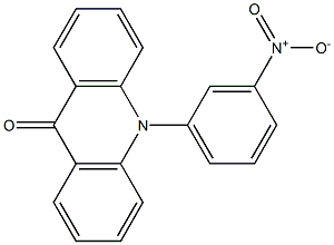 10-{3-nitrophenyl}-9(10H)-acridinone Structure