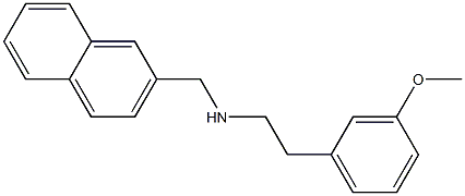 2-[3-(methyloxy)phenyl]-N-(naphthalen-2-ylmethyl)ethanamine,,结构式