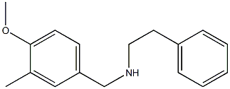 N-(4-methoxy-3-methylbenzyl)-2-phenylethanamine,,结构式