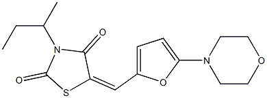 3-sec-butyl-5-[(5-morpholin-4-yl-2-furyl)methylene]-1,3-thiazolidine-2,4-dione