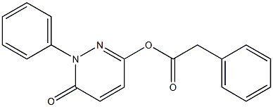 6-oxo-1-phenyl-1,6-dihydro-3-pyridazinyl phenylacetate