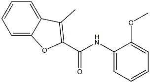  N-(2-methoxyphenyl)-3-methyl-1-benzofuran-2-carboxamide