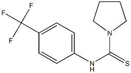 N-[4-(trifluoromethyl)phenyl]-1-pyrrolidinecarbothioamide Struktur