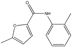 5-methyl-N-(2-methylphenyl)-2-furamide Struktur