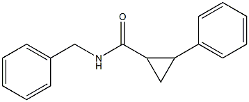 N-benzyl-2-phenylcyclopropanecarboxamide Structure