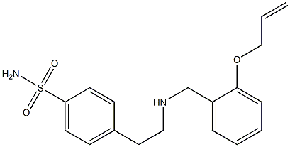 4-(2-{[2-(allyloxy)benzyl]amino}ethyl)benzenesulfonamide Structure