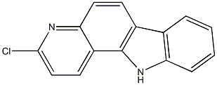 3-chloro-11H-pyrido[3,2-a]carbazole 结构式