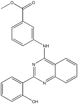 methyl 3-{[2-(2-hydroxyphenyl)-4-quinazolinyl]amino}benzoate