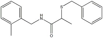 2-(benzylsulfanyl)-N-(2-methylbenzyl)propanamide