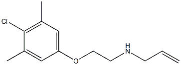 N-allyl-N-[2-(4-chloro-3,5-dimethylphenoxy)ethyl]amine Structure