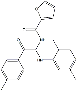 N-[1-(2,5-dimethylanilino)-2-(4-methylphenyl)-2-oxoethyl]-2-furamide